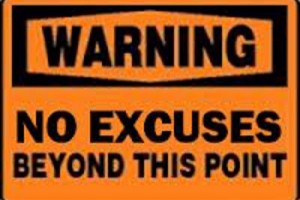 No Excuses – Lead Forward